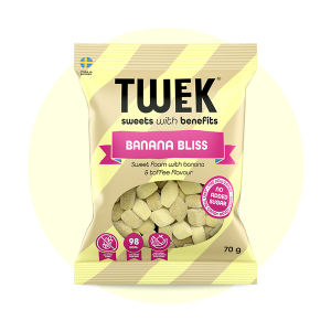 Banangodis 100 g – 50% mindre socker