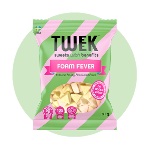 Foam Fever - Fruktiga godisar med naturliga ingredienser och hög fiber