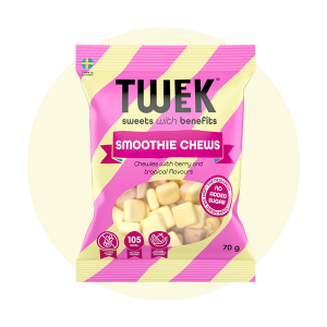 Smoothie Chews Godis – Naturliga och fiberrika godisbitar 100 g