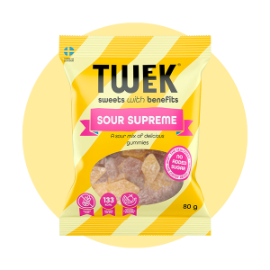 Sura godisar med fruktigt godis – Sour Supreme 100 g