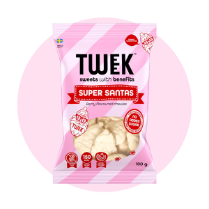 Super Santa Gummies 100 g – Festliga godisar med fruktsmak