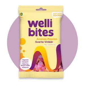 Tropisk godis med vinbär och vitamin B2 – 100 g