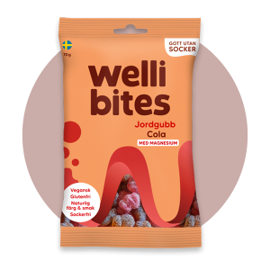 Jordgubbe & Cola 100 g – Extra syrlig och magnesiumberikad