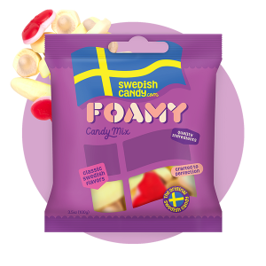 Skumgodis blandning 150 g – Mjuk och luftig sötma